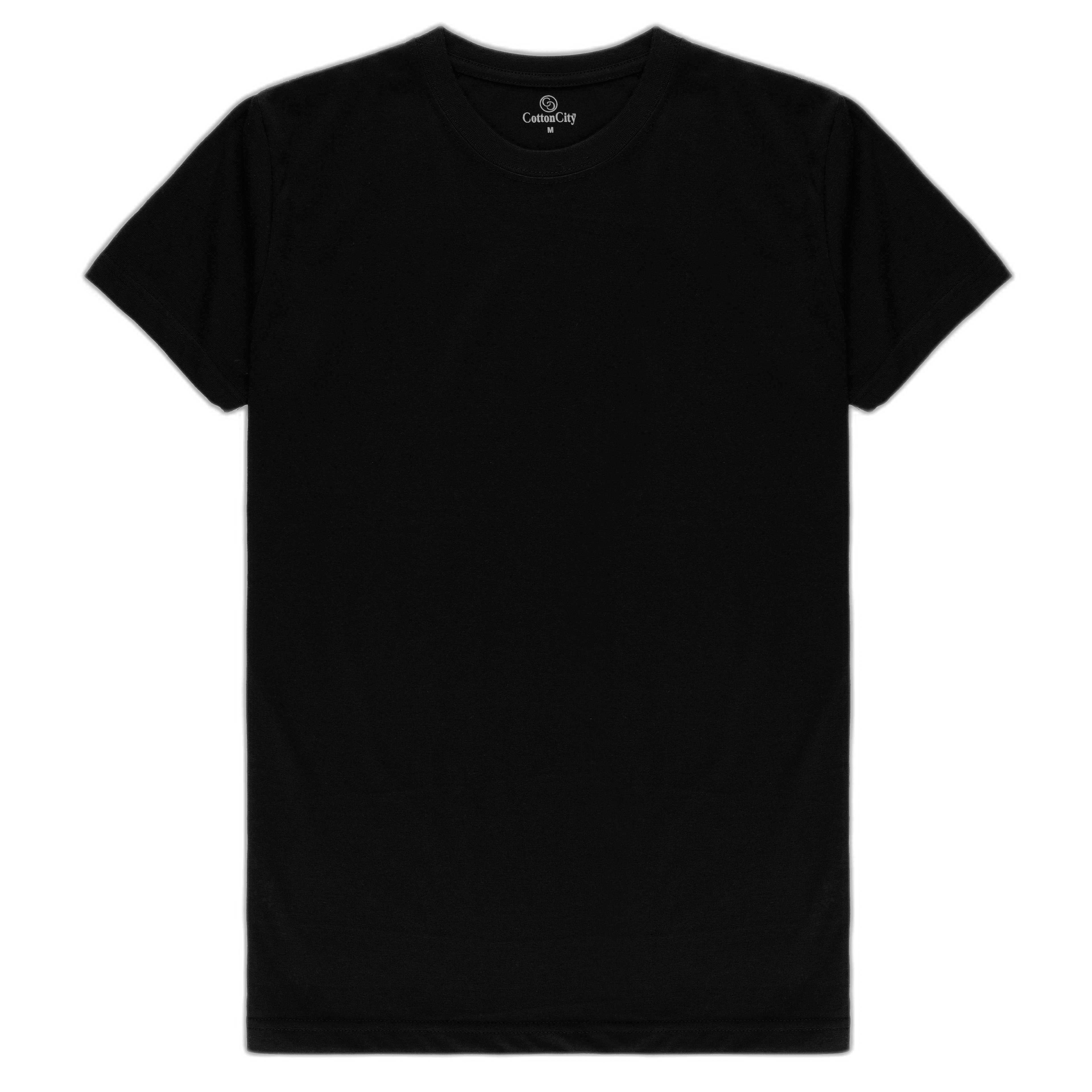 Cotton City Essential Crew - Black - View 1