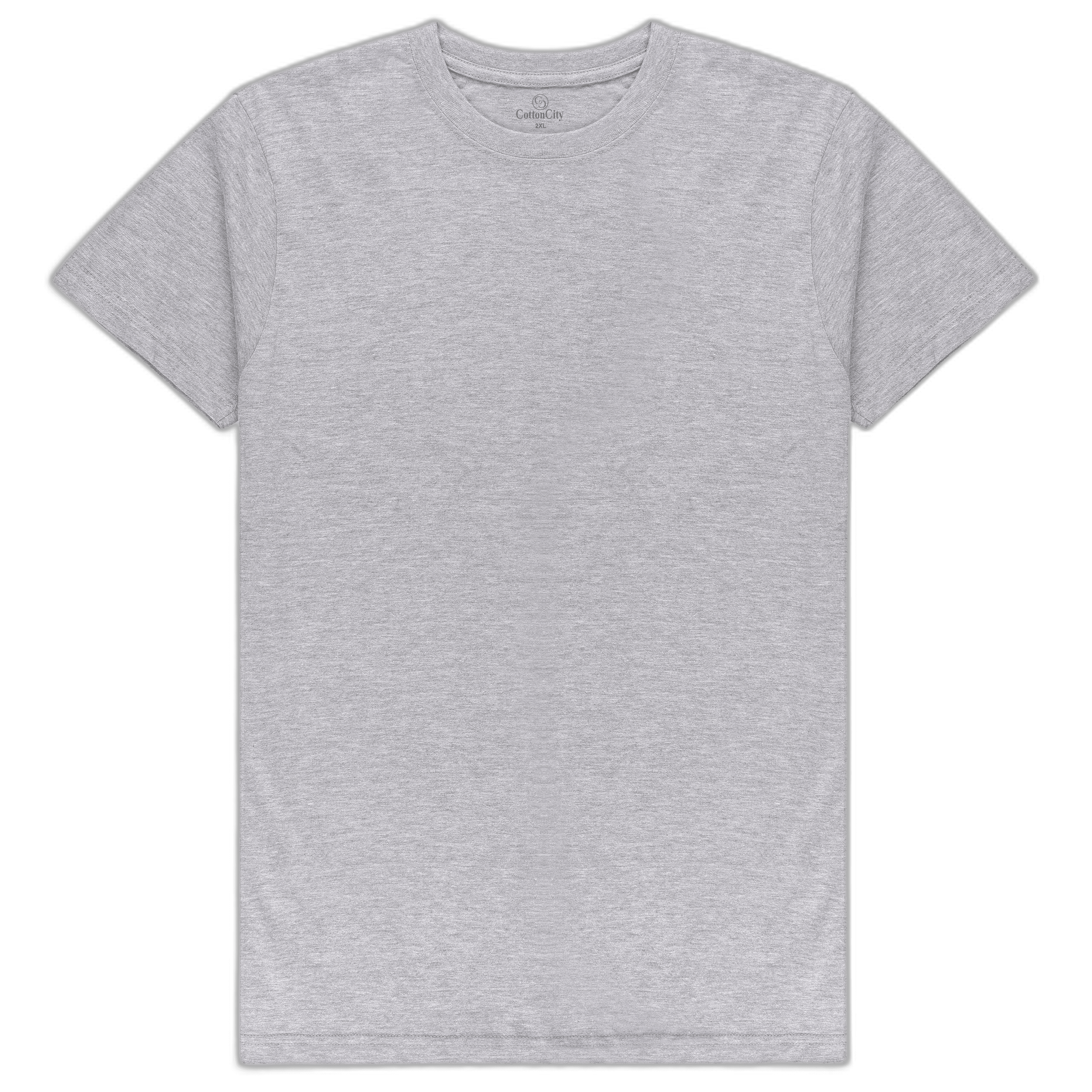 Cotton City Essential Crew - Heather Grey