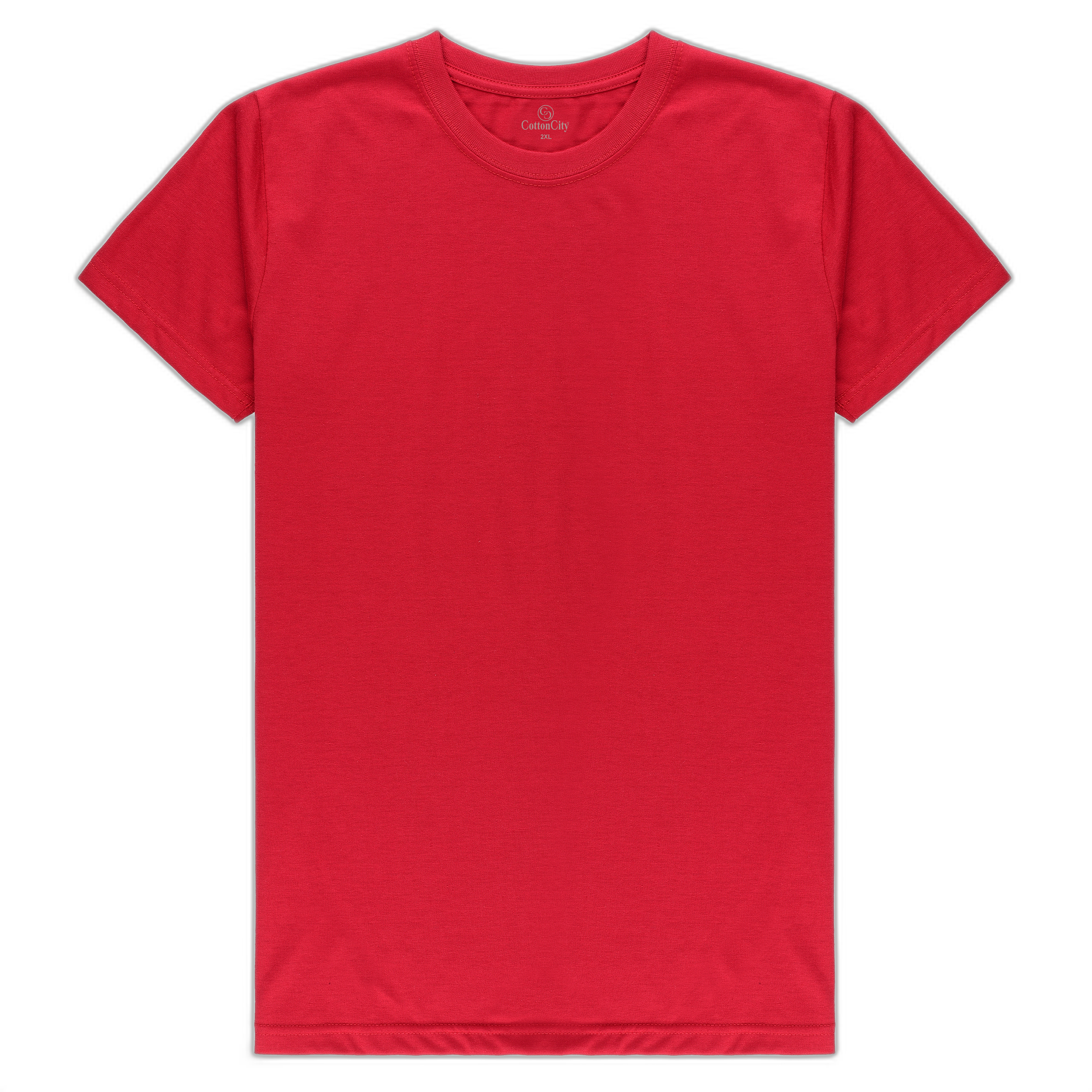 Cotton City Essential Crew - Red - View 1